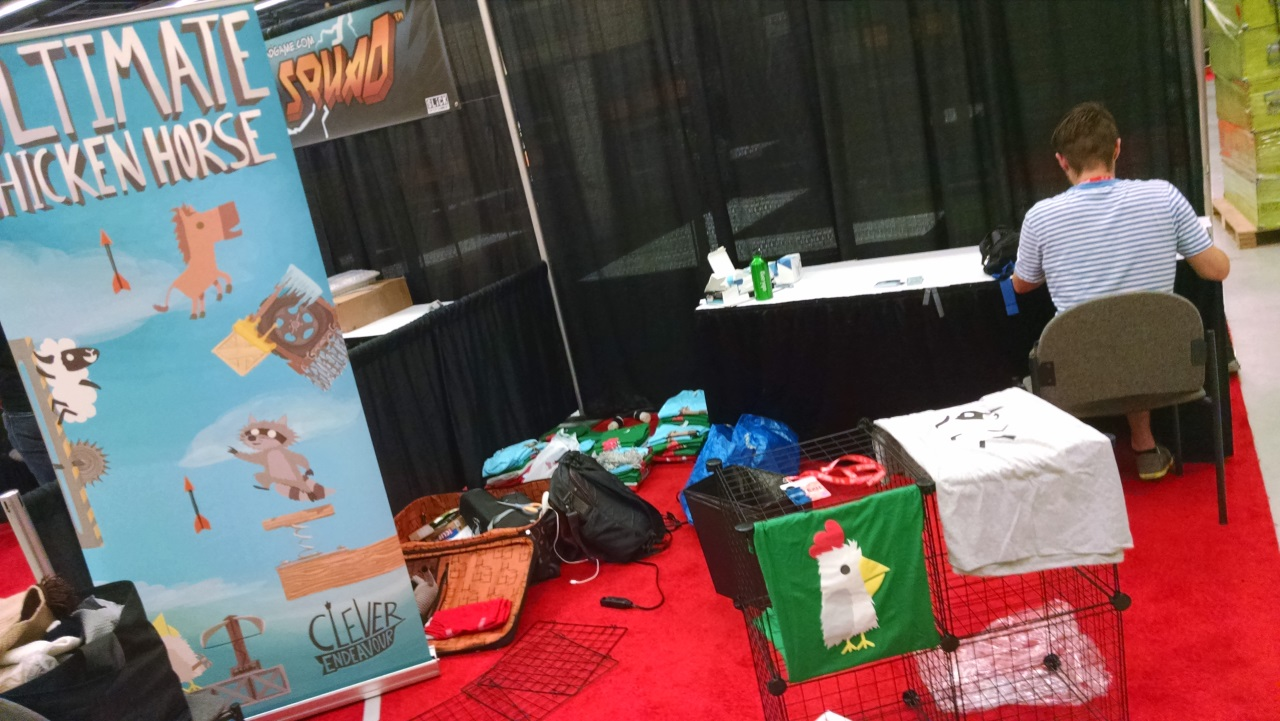 Clever Endeavour Games booth 